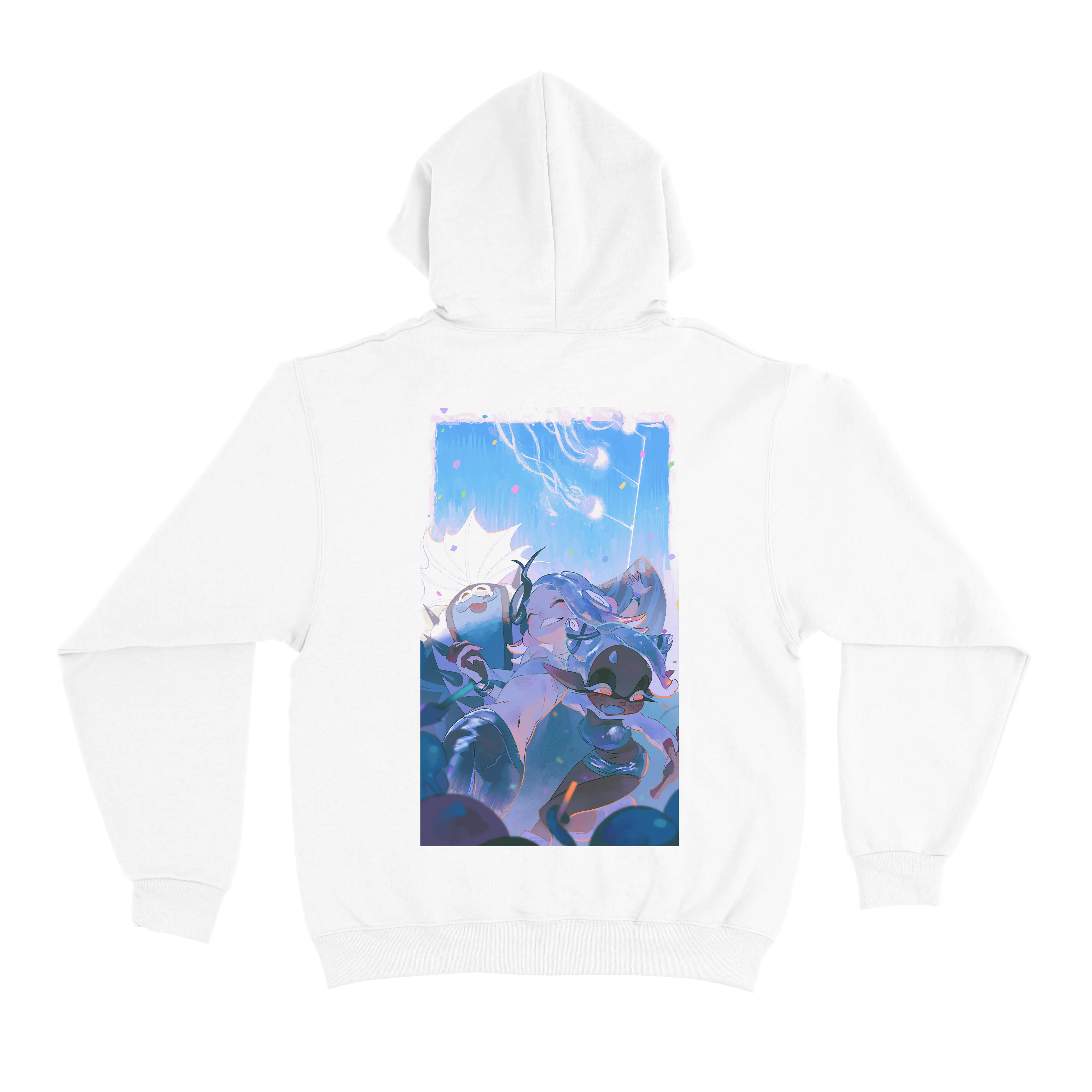 "Grand Fest " Basic Hoodie White