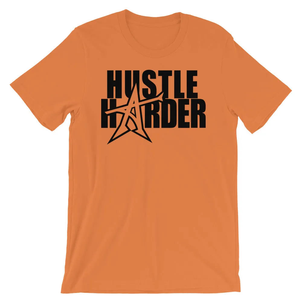 "HUSTLE HARDER" T-shirt (black print)
