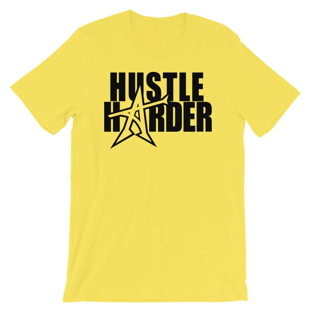 "HUSTLE HARDER" T-shirt (black print)