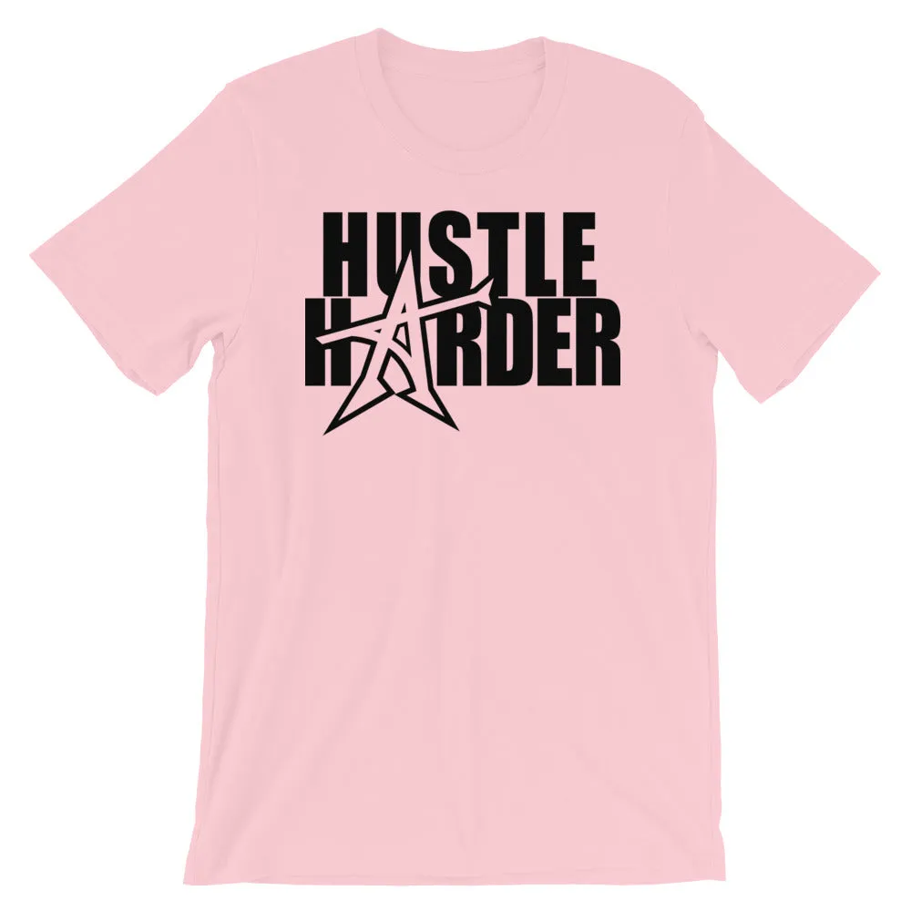 "HUSTLE HARDER" T-shirt (black print)