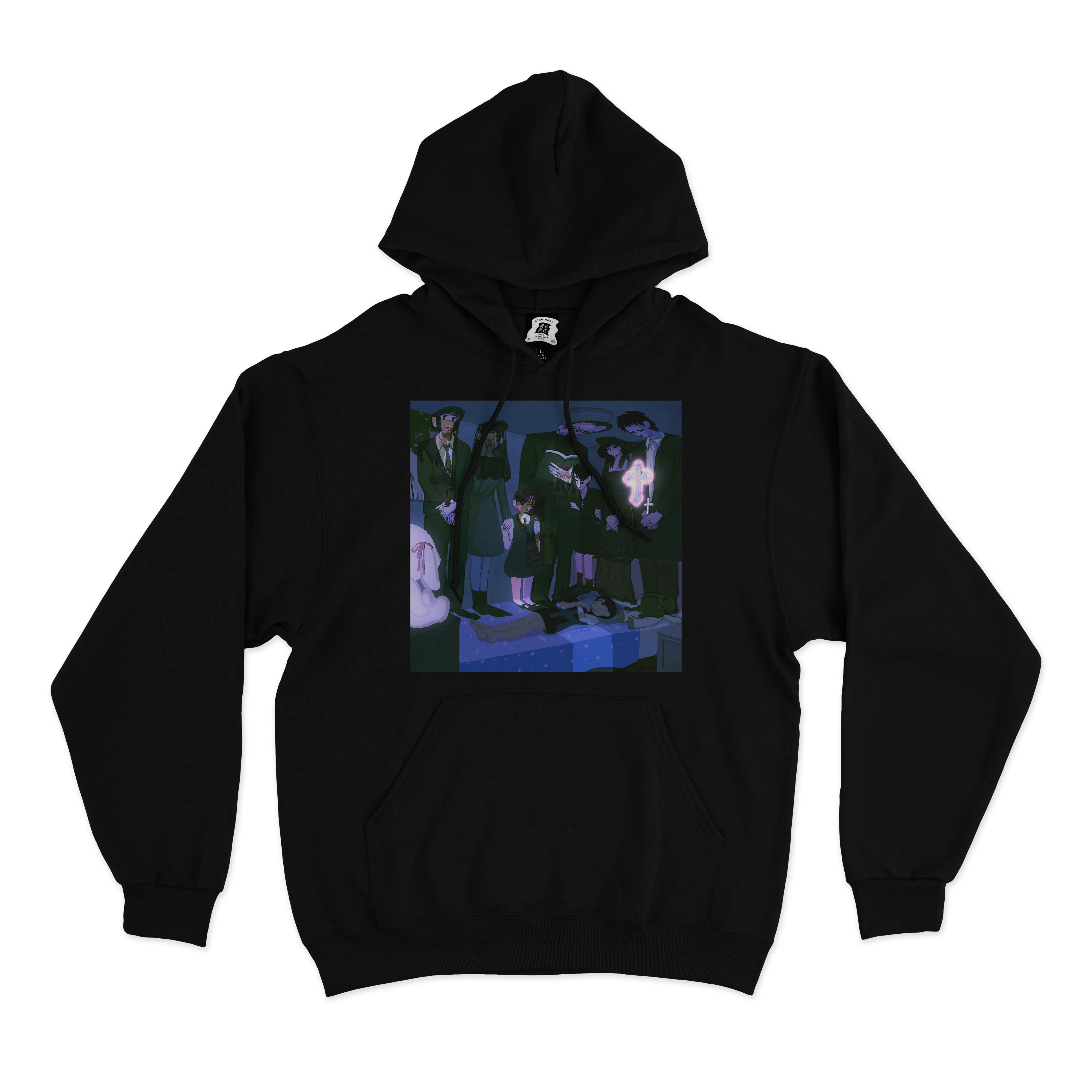 "I'm Thinking of Ending Things 2.0" Basic Hoodie Black/White