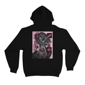 "Kawaiii" Basic Hoodie Black