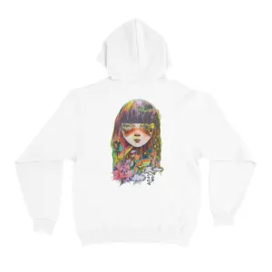 "Love" Basic Hoodie White
