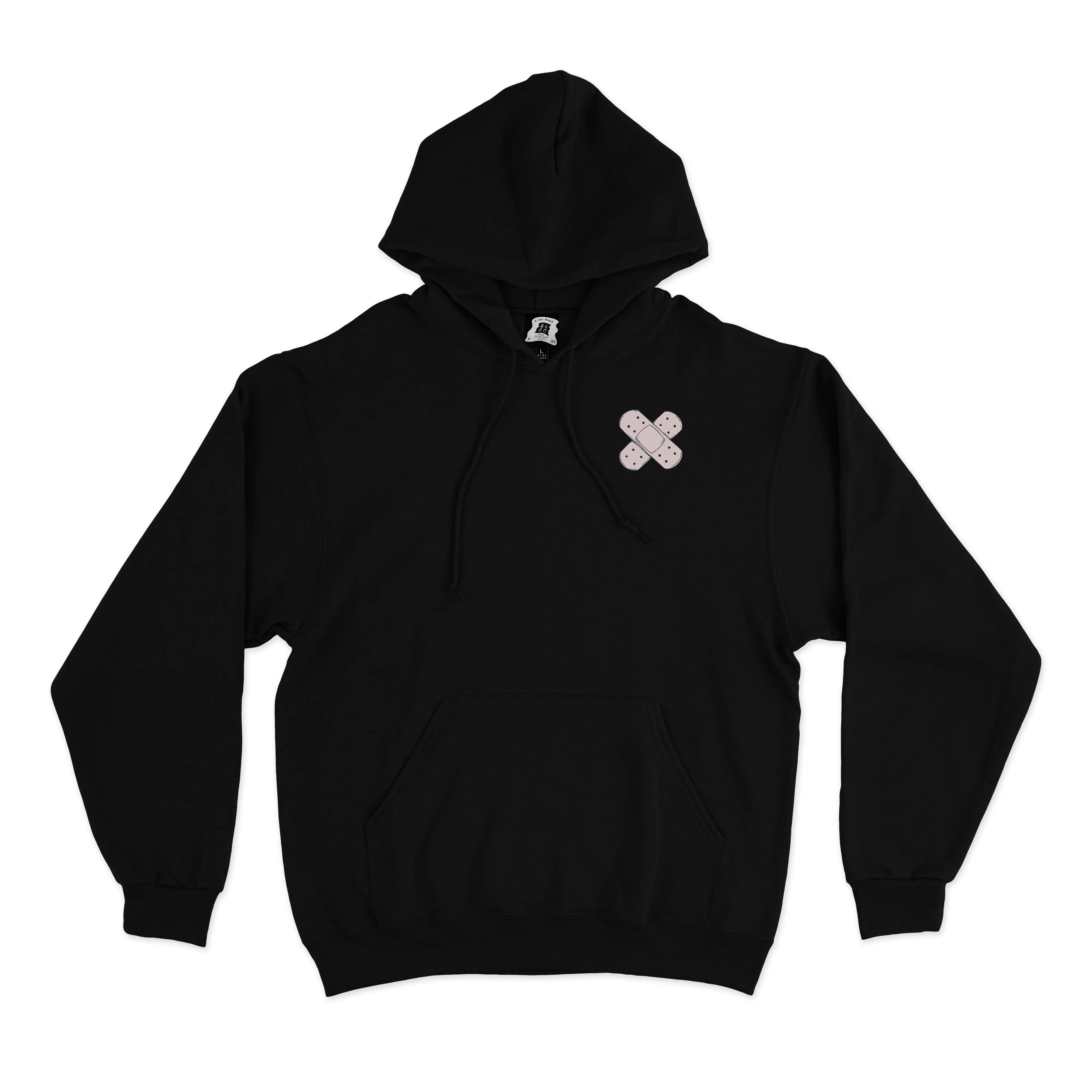"Lovestruck" Basic Hoodie Black/White