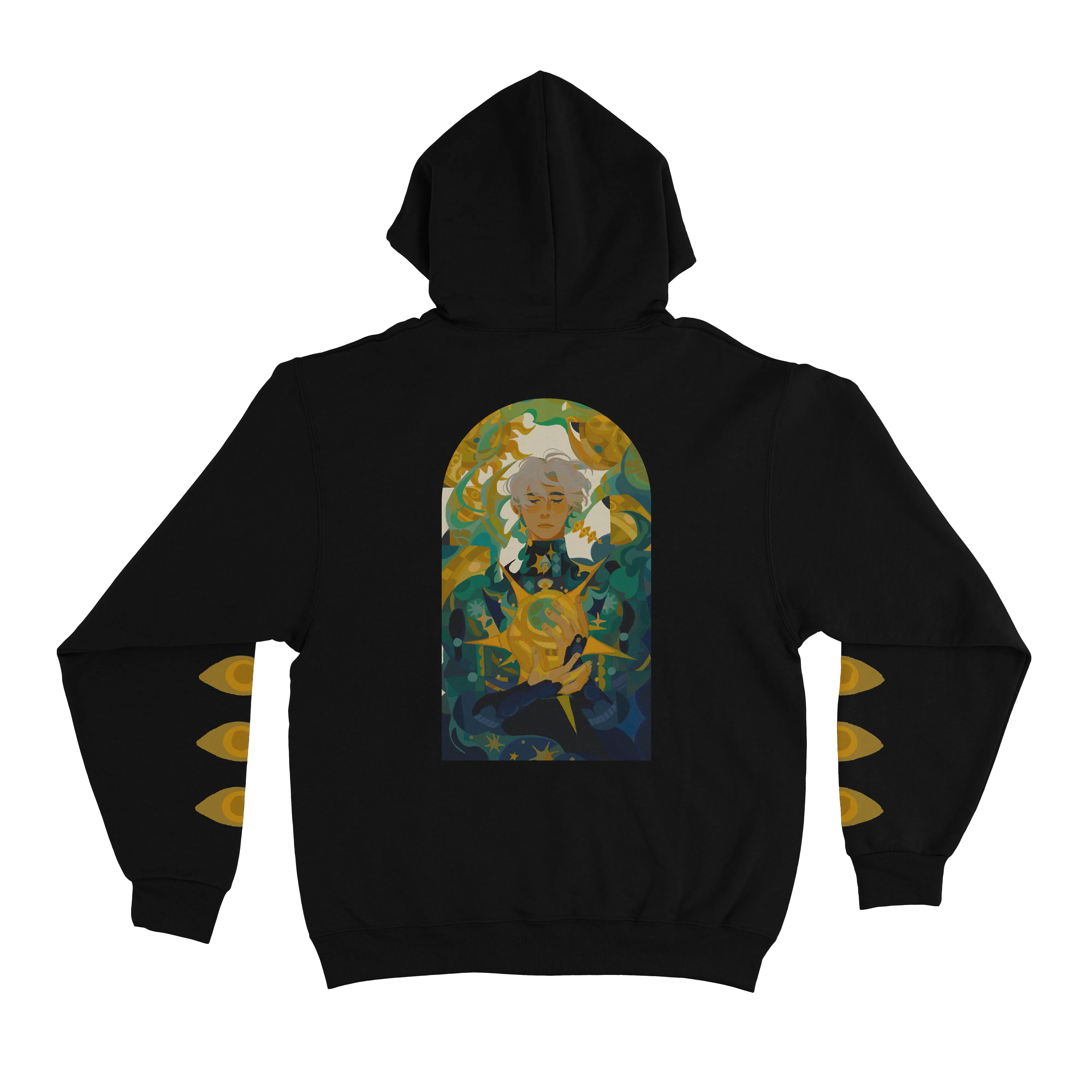 "Magician" Basic Hoodie Black