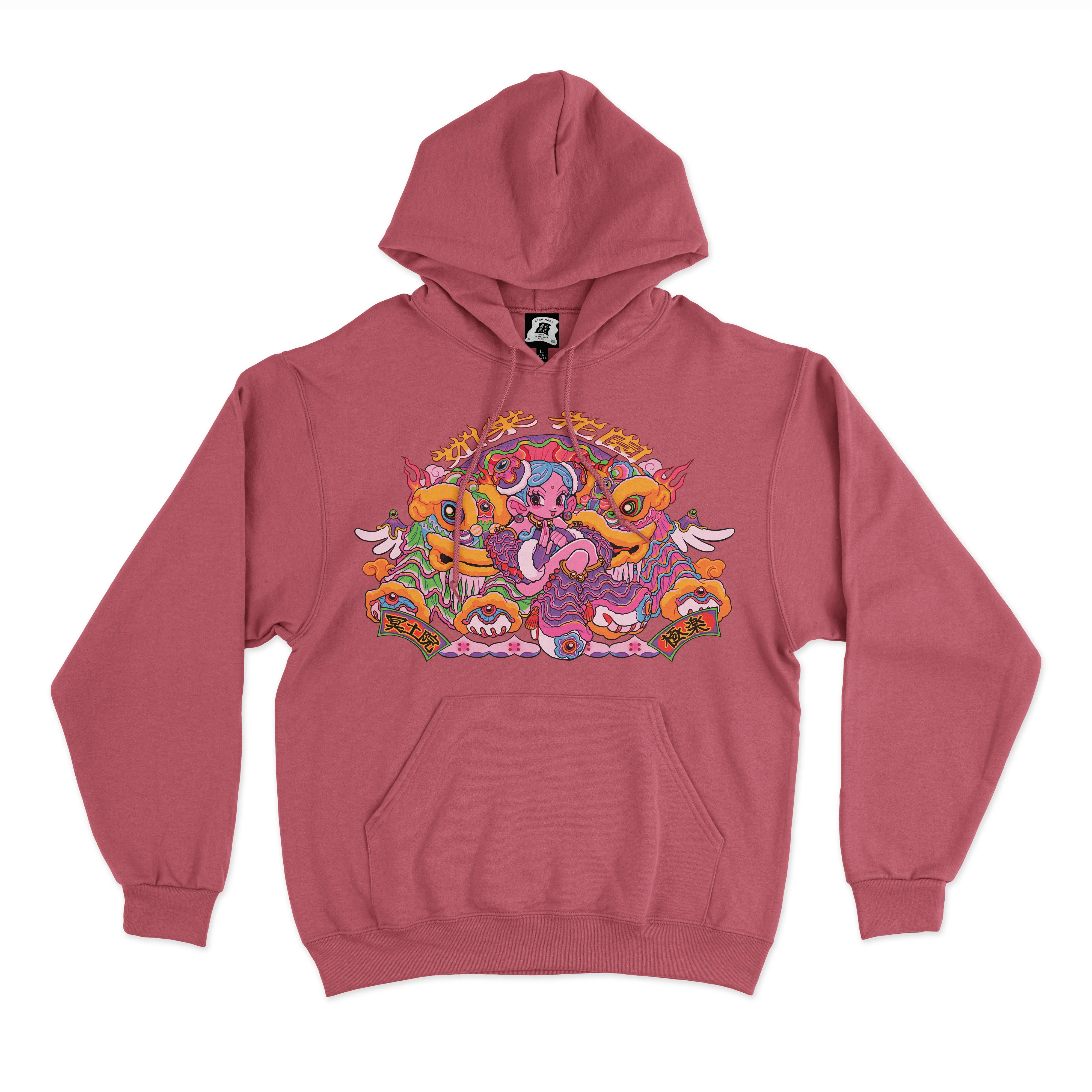 "New 21" Basic Hoodie White/Pink