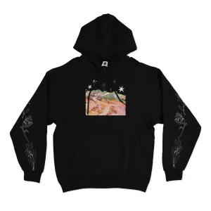 "Nightmerss" Basic Hoodie Black/Pink