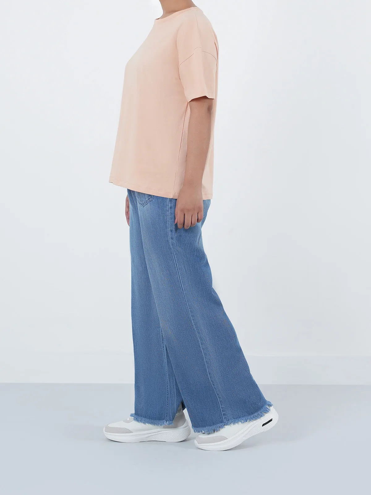 "REIDAR" Drop Shoulder Basic T-Shirt