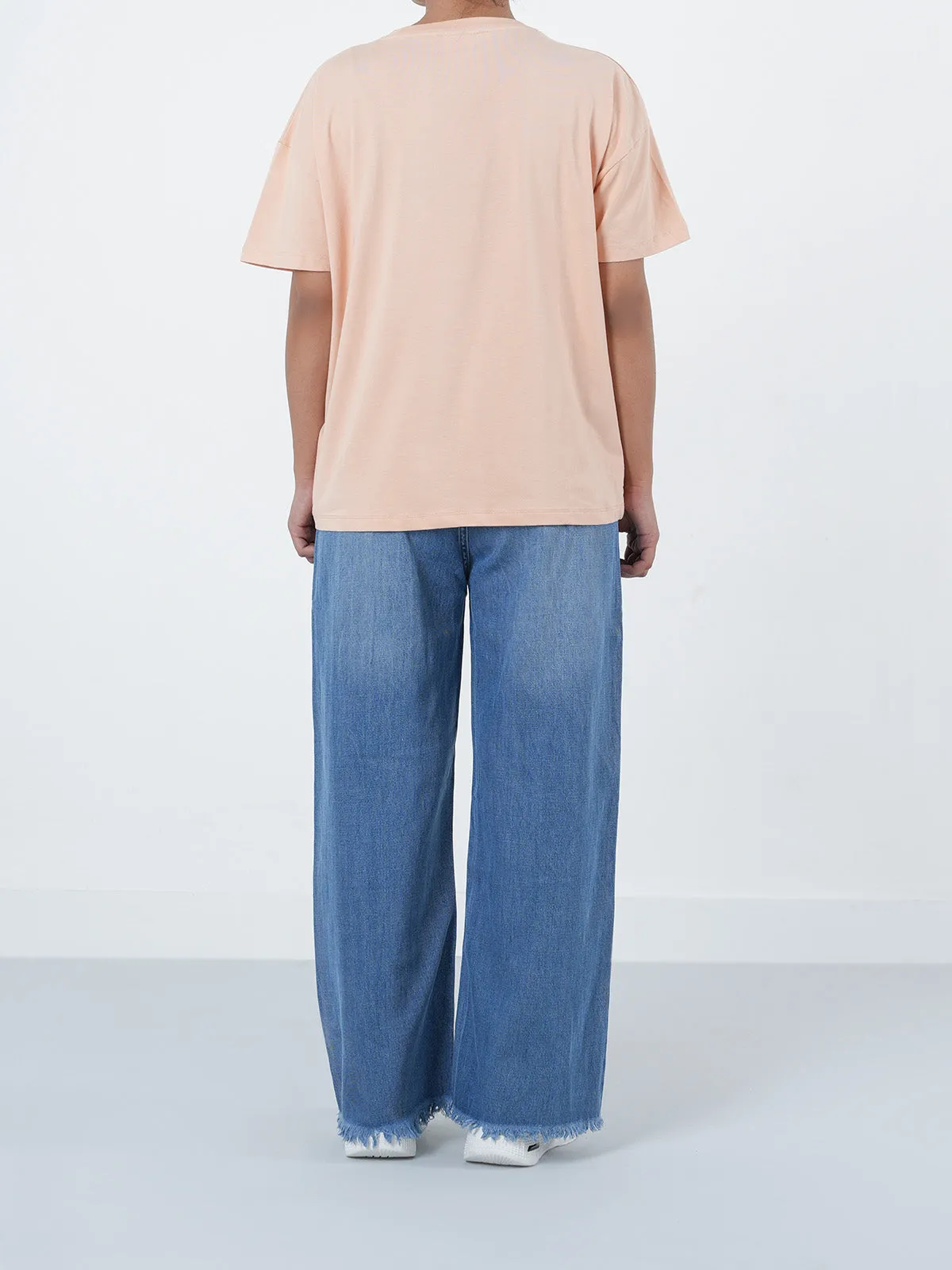"REIDAR" Drop Shoulder Basic T-Shirt