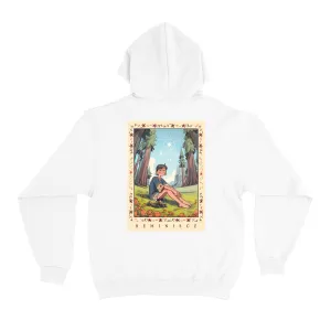 "Reminice" Basic Hoodie White