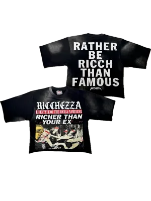 "Richer Than Your Ex" Oversized Terry Box Fit Tee