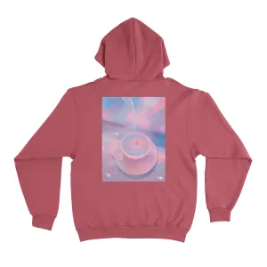 "Rose Tea" Basic Hoodie Pink