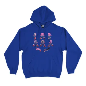 "Sailor Tora" Basic Hoodie Cobalt Blue