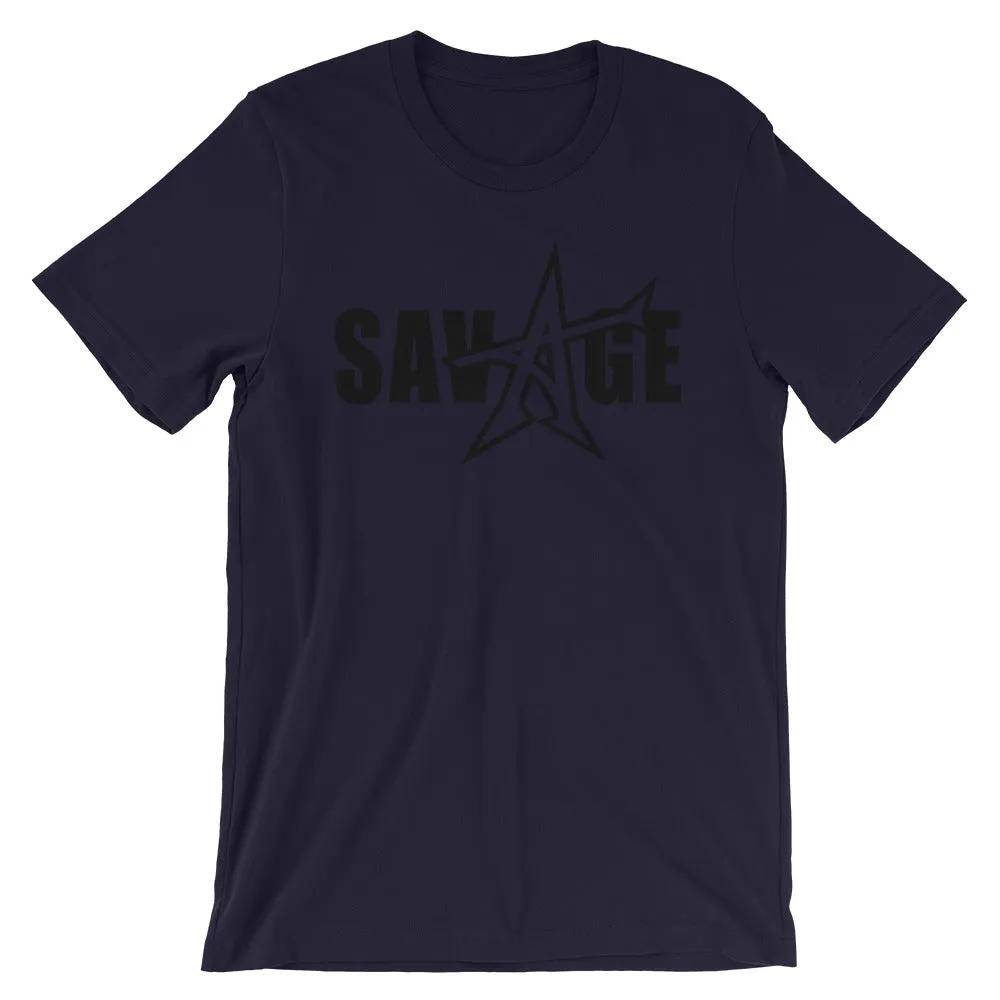 "SAVAGE" T-shirt (black print)