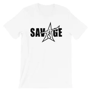 "SAVAGE" T-shirt (black print)