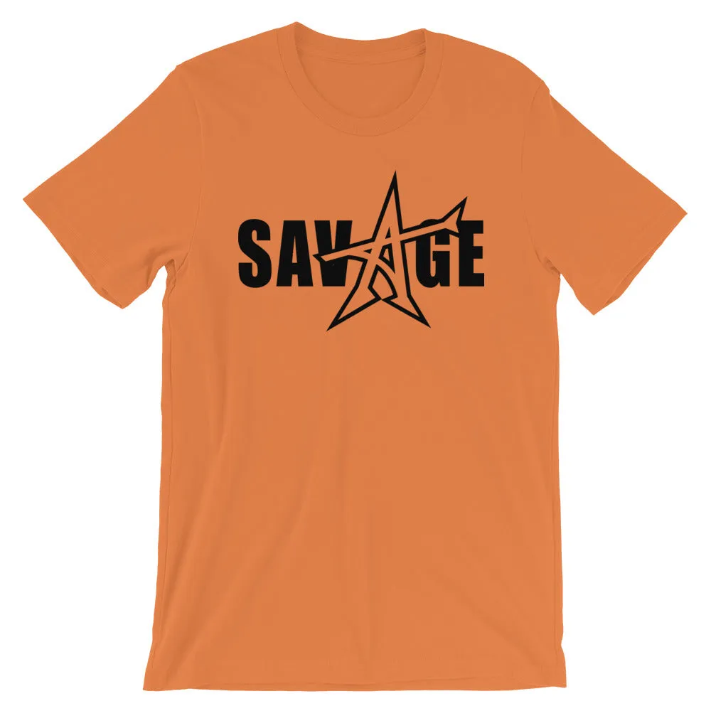 "SAVAGE" T-shirt (black print)