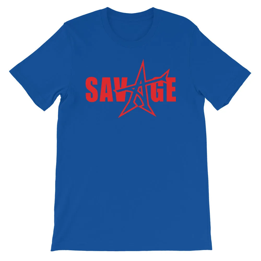 "SAVAGE" T-shirt (red print)