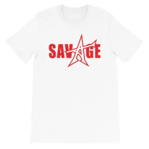 "SAVAGE" T-shirt (red print)