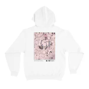 "Shopping Master" Basic Hoodie White/Black