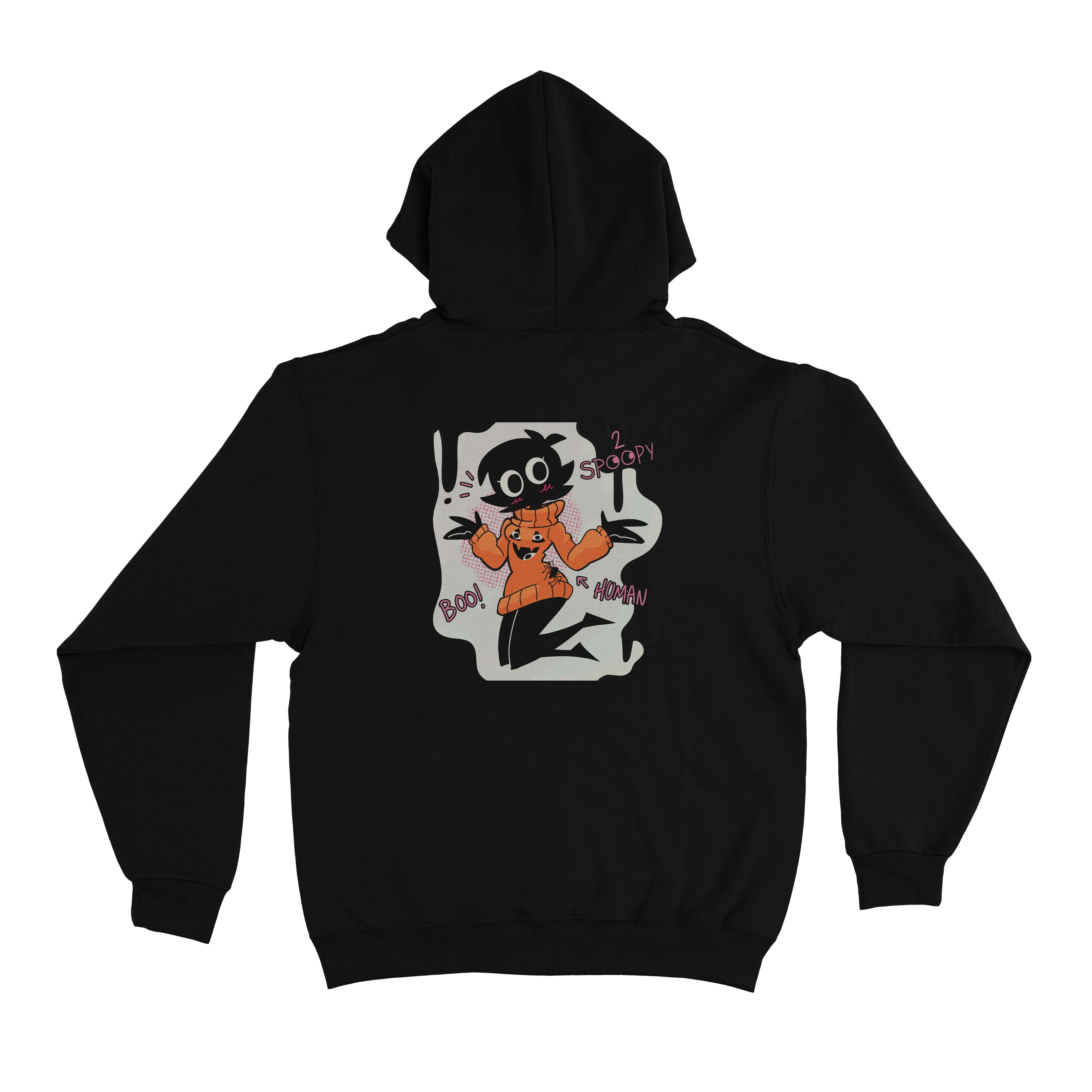 "Spoopy void" Basic Hoodie Black