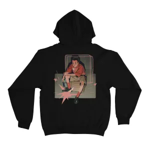 "Starboy" Basic Hoodie Black/White