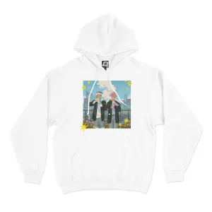 "Sunny Tunes v.1" Basic Hoodie White