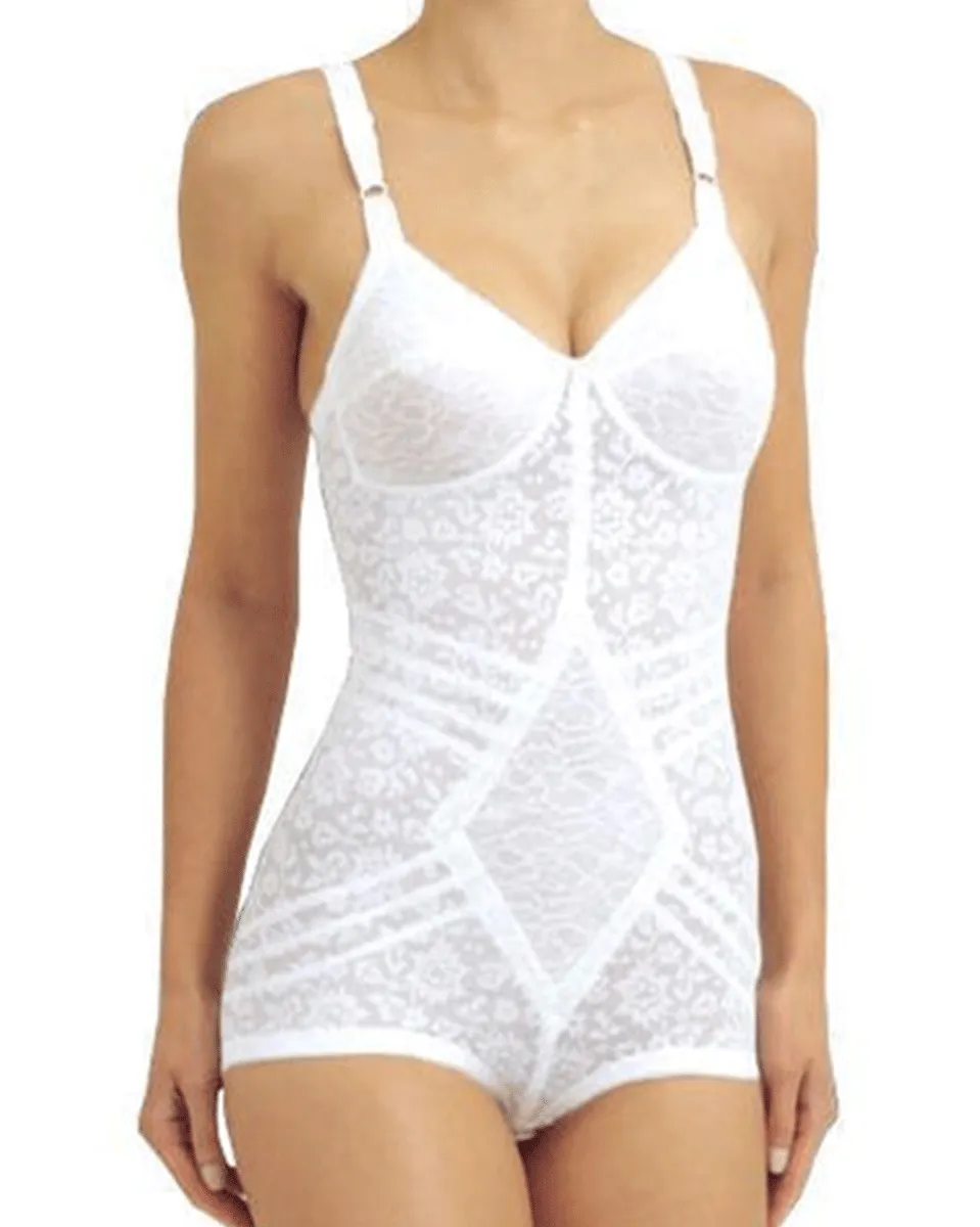 Rago Body Briefer Extra Firm Shaping - White/ Beige / Black