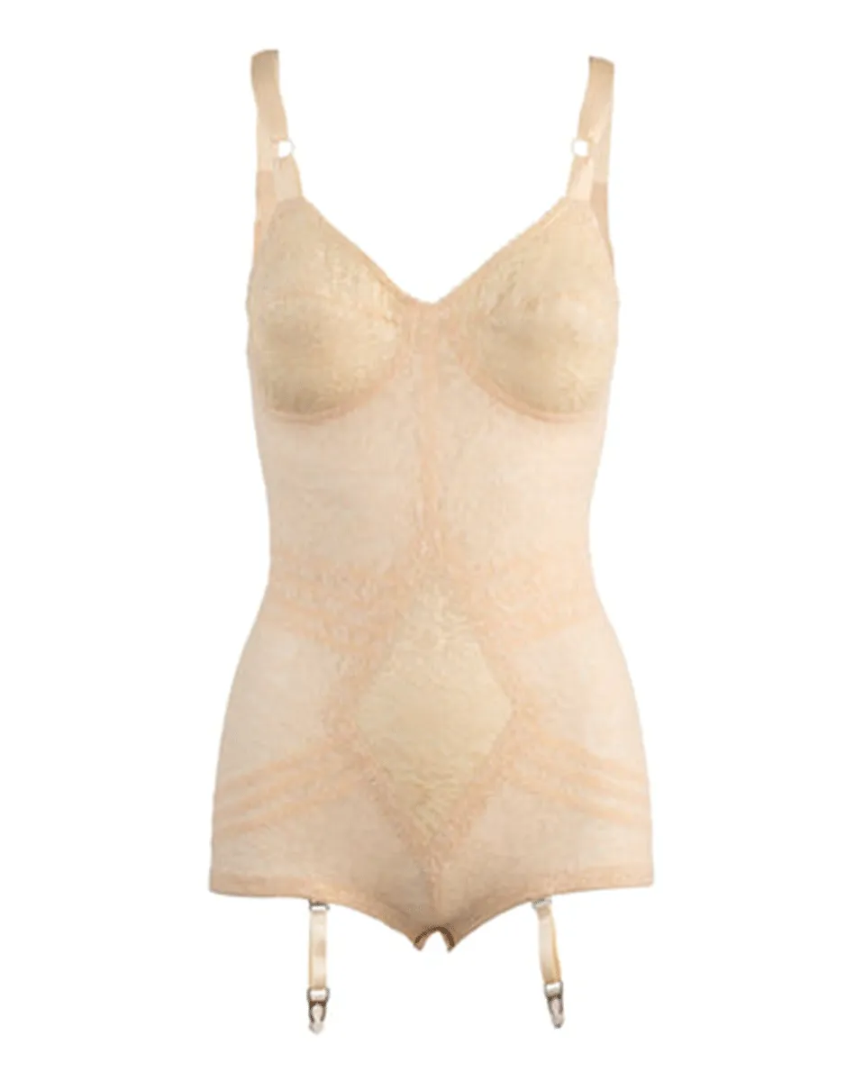 Rago Body Briefer Extra Firm Shaping - White/ Beige / Black