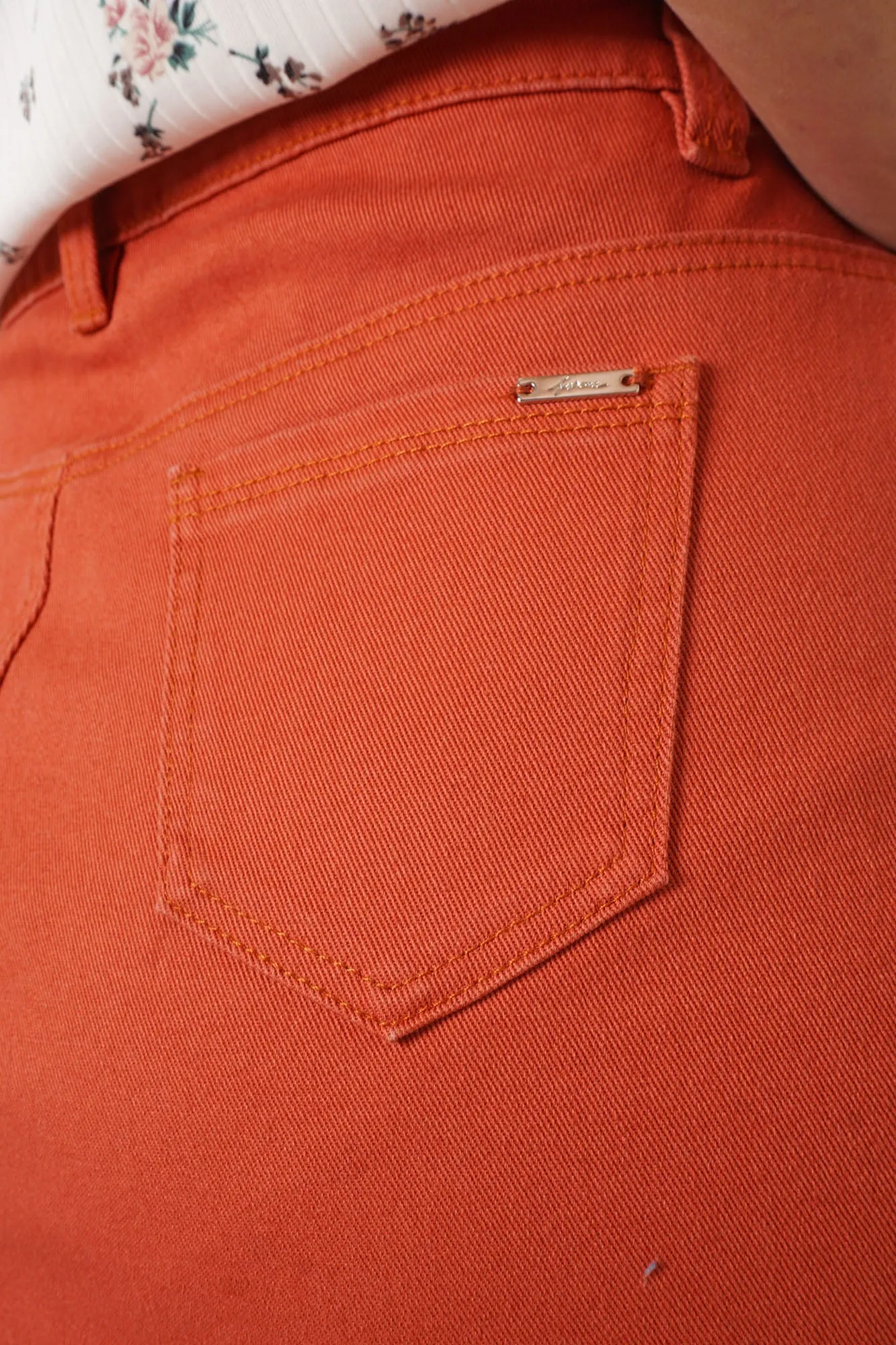 Raw Hem Mini Skirt