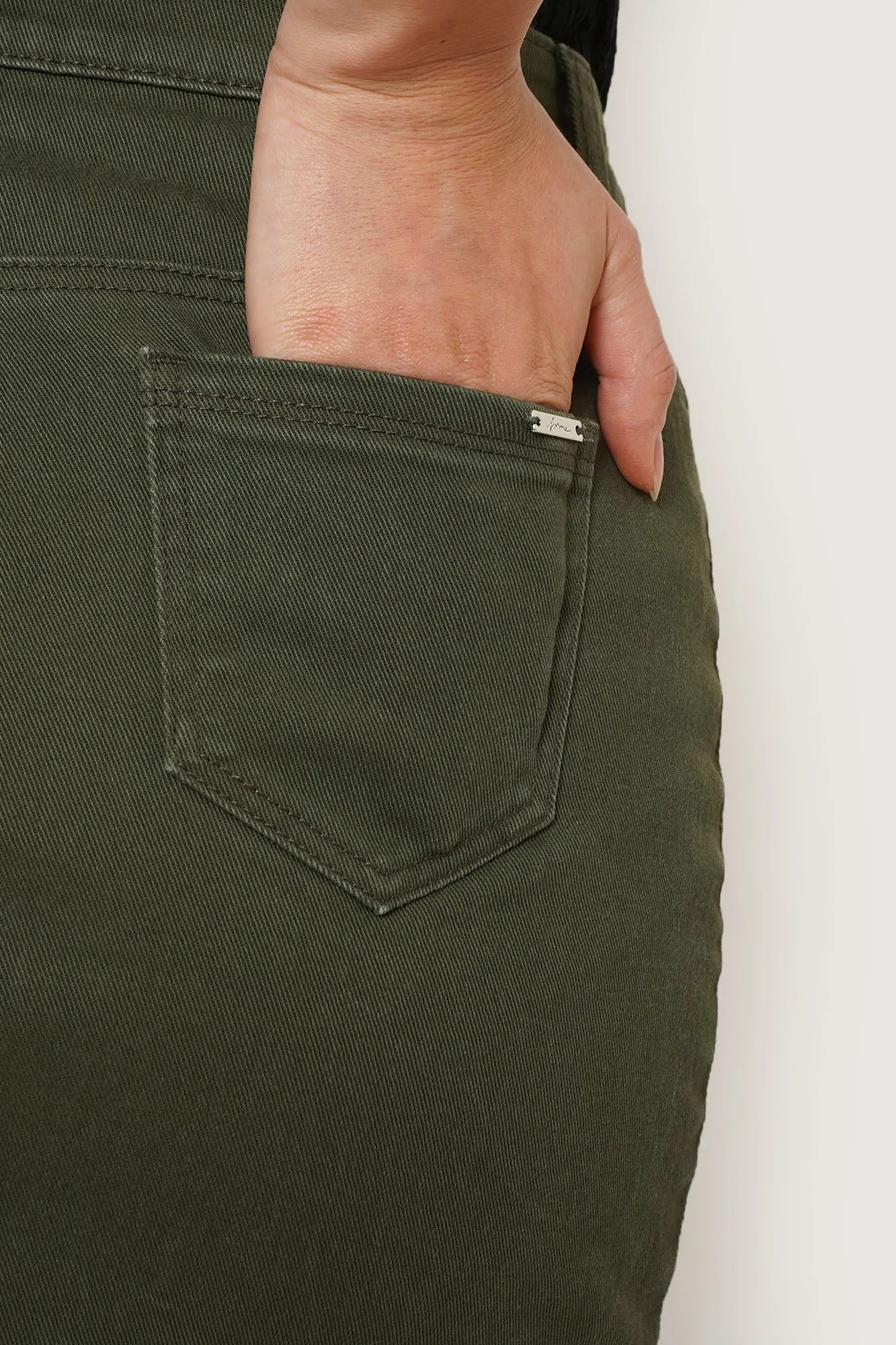 Raw Hem Mini Skirt