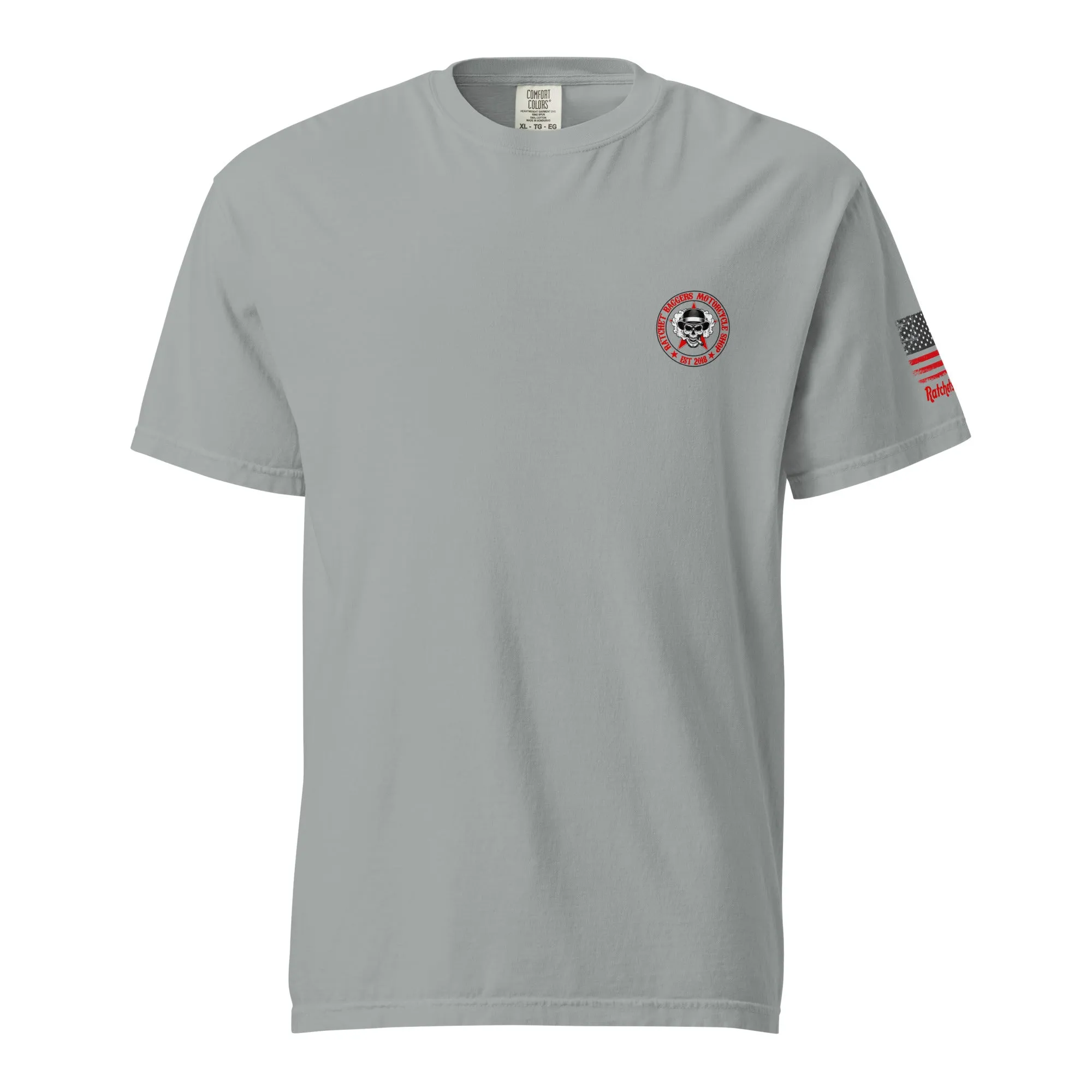 RBMS Skull Share The Road Unisex garment-dyed heavyweight t-shirt