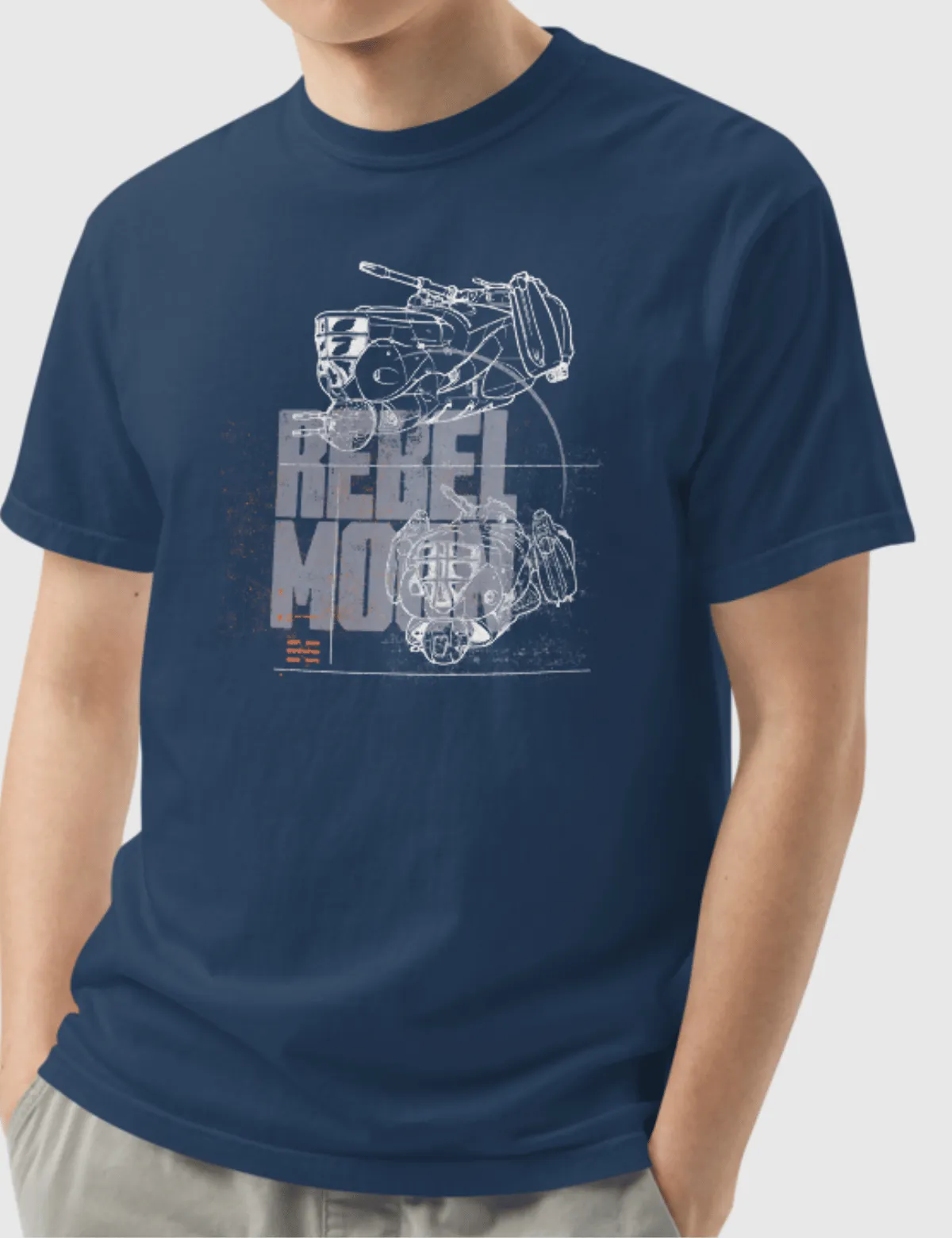 Rebel Moon Logo Unisex T-Shirt [Navy]