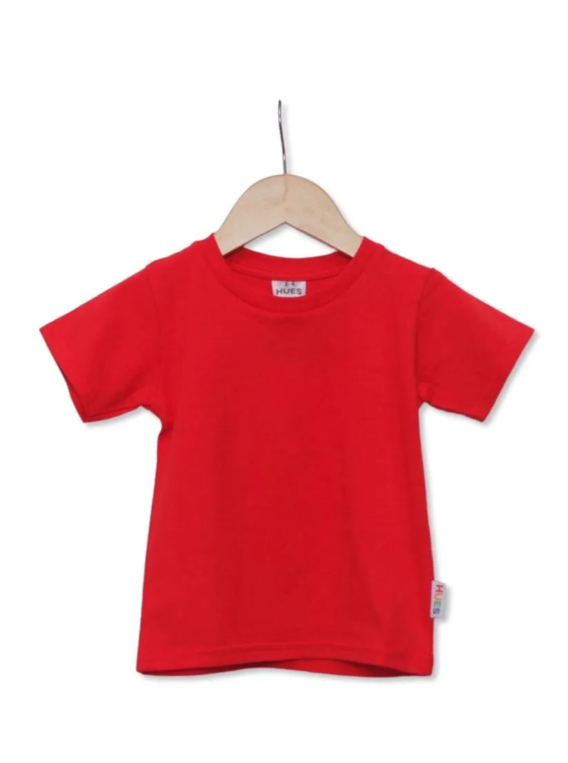 Red T-Shirt and Shorts Co-Ord Set