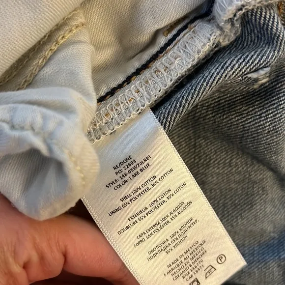RE/DONE 70s low-rise flared jeans
