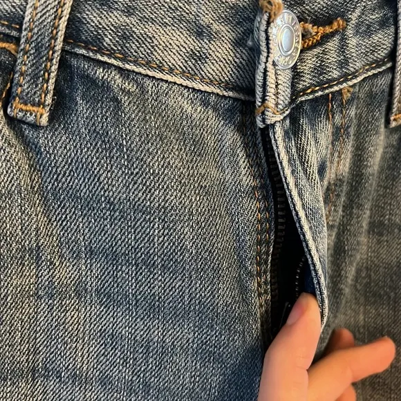 RE/DONE 70s low-rise flared jeans