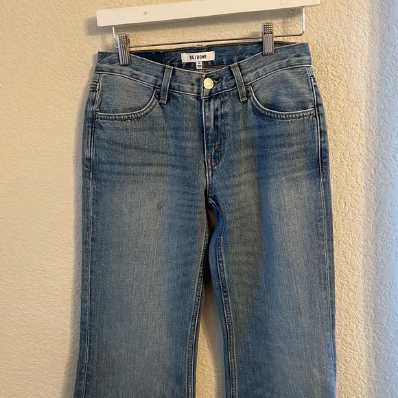 RE/DONE 70s low-rise flared jeans