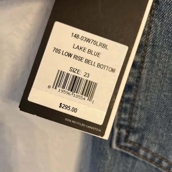 RE/DONE 70s low-rise flared jeans