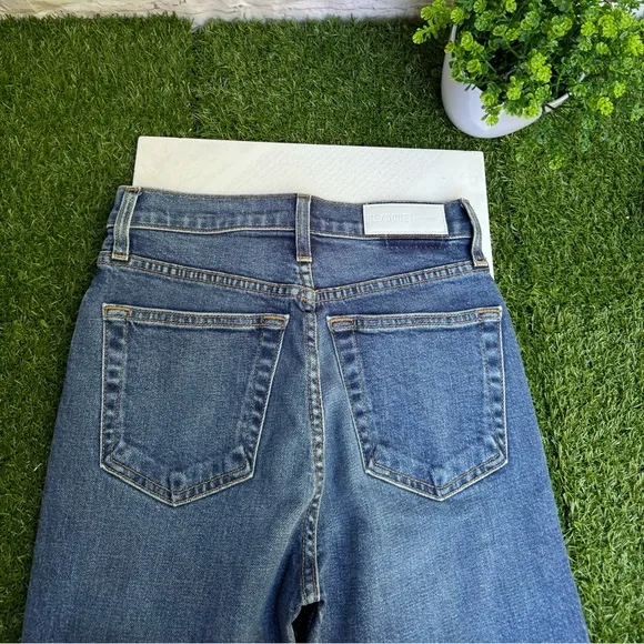 RE/DONEHigh Rise Mid 70’s Comfort Ankle Crop Jeans size 25 nwot