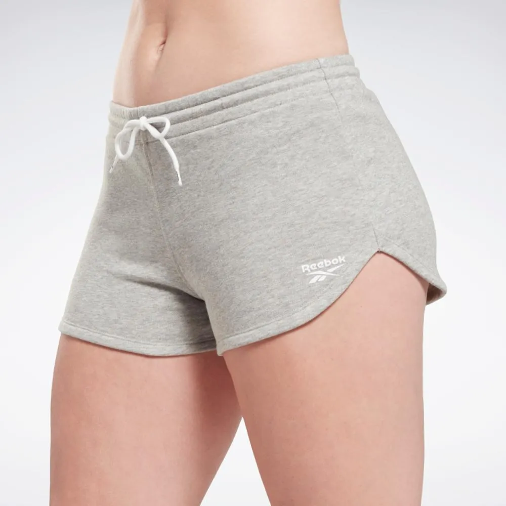 Reebok Apparel Women Reebok Identity French Terry Shorts MGREYH