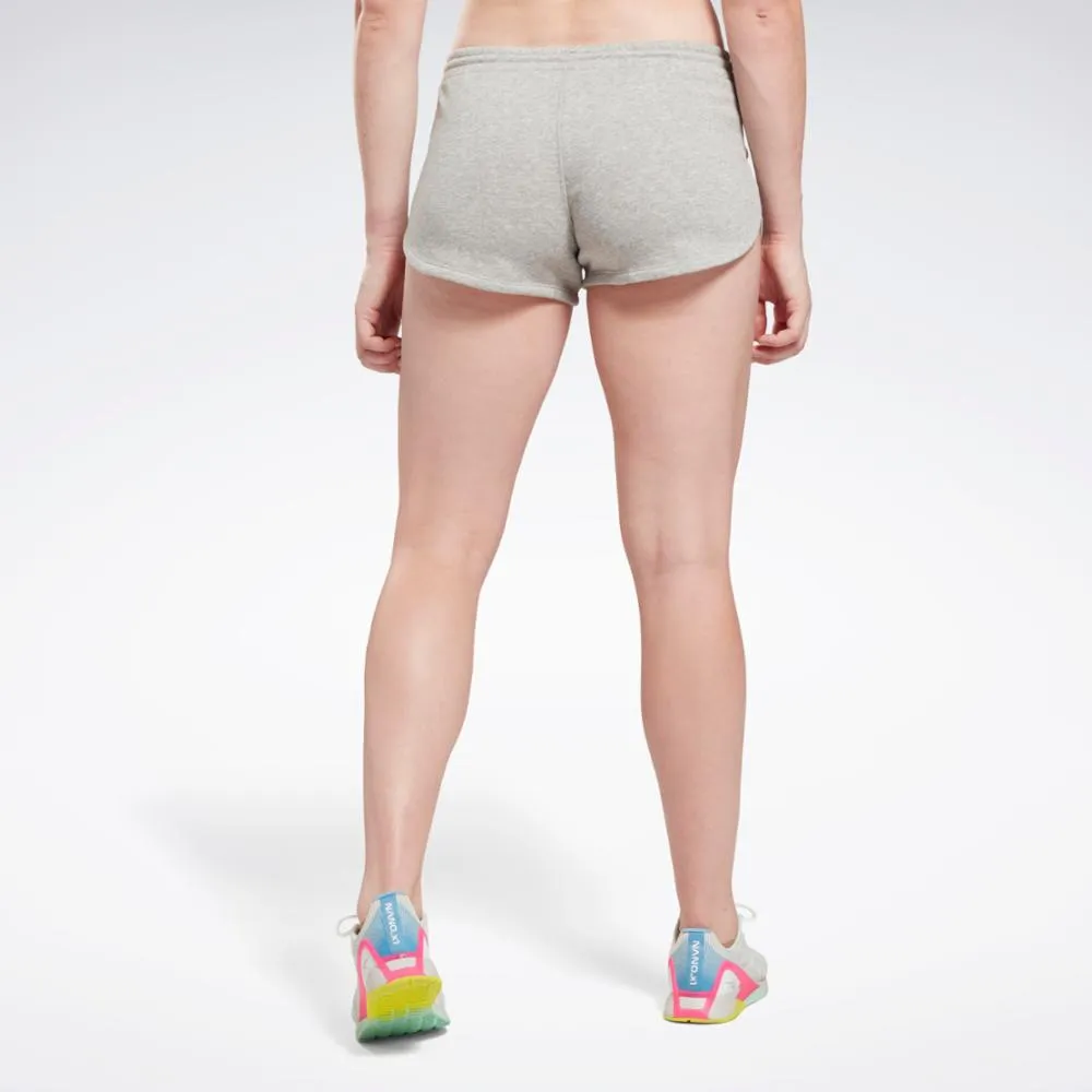 Reebok Apparel Women Reebok Identity French Terry Shorts MGREYH