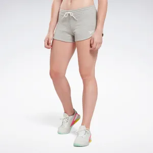 Reebok Apparel Women Reebok Identity French Terry Shorts MGREYH