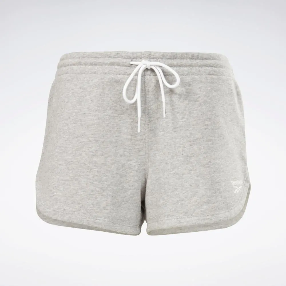 Reebok Apparel Women Reebok Identity French Terry Shorts MGREYH