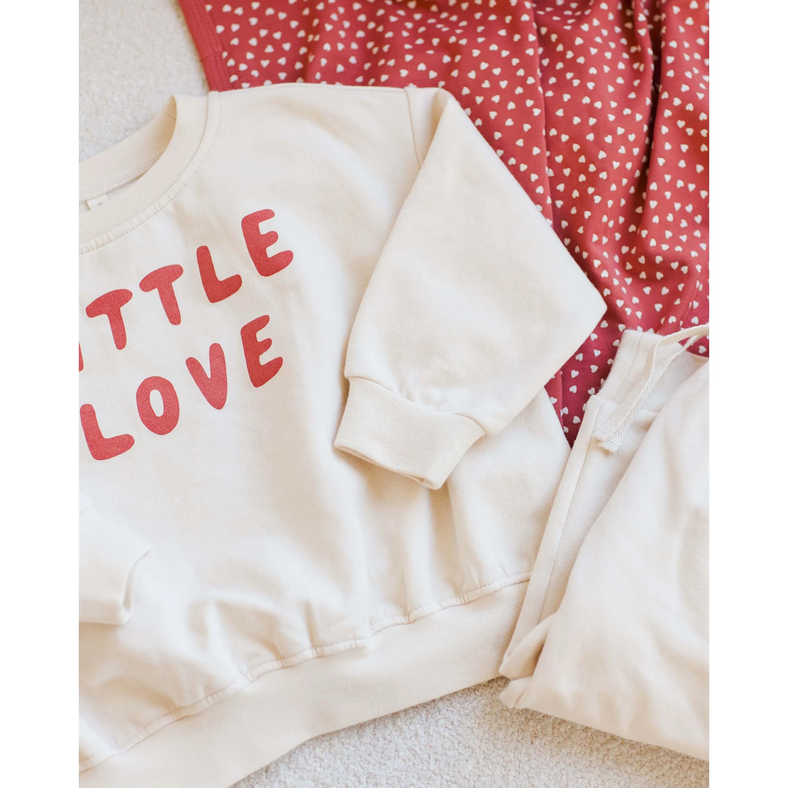 Relaxed Fleece Sweatshirt || Little Love