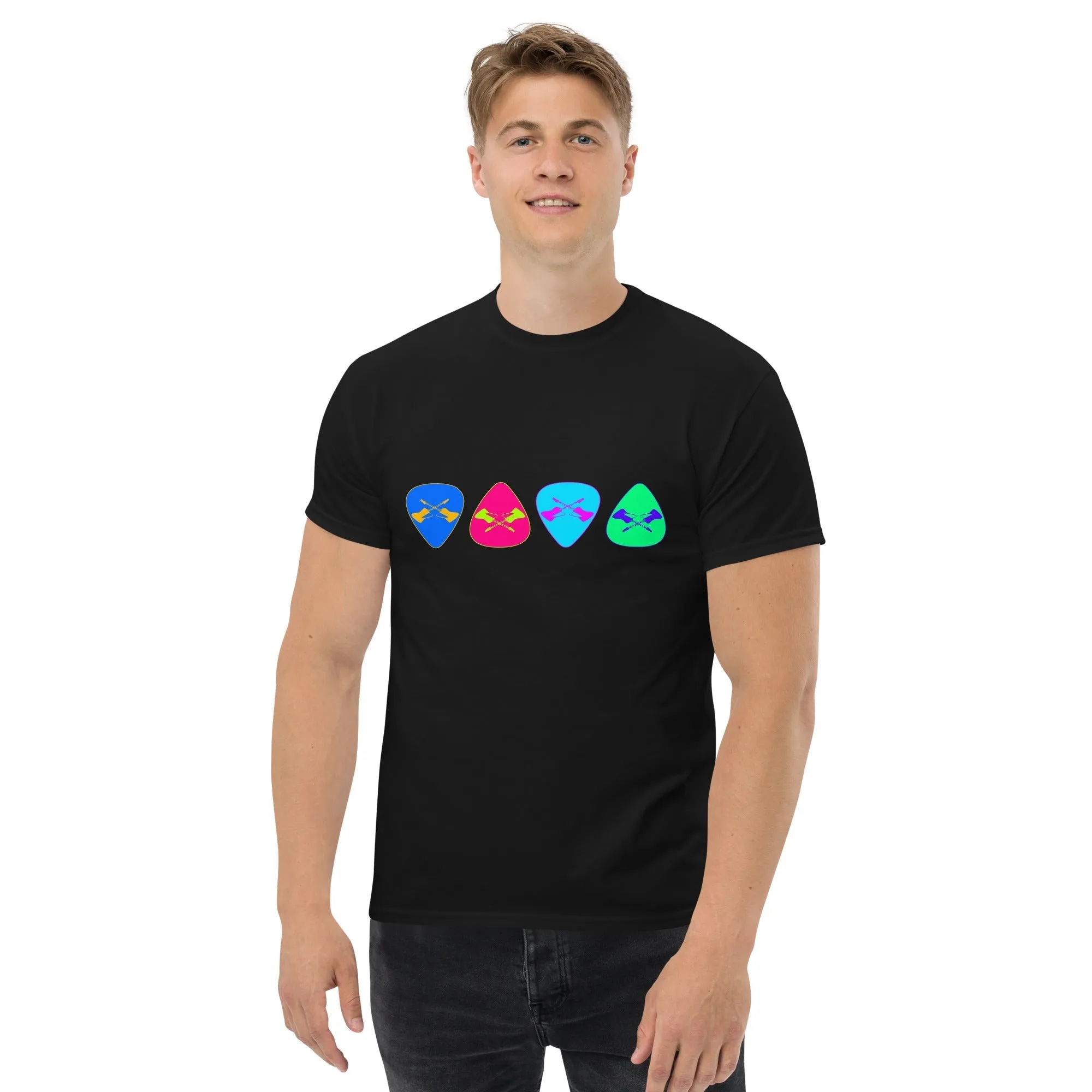 Retro Guitar Picks T-shirt