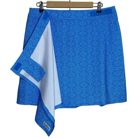 Rip Skirt Hawaii Wrap Skirt Womens Large Ocean Batik Length 2 Swim Beach Coverup