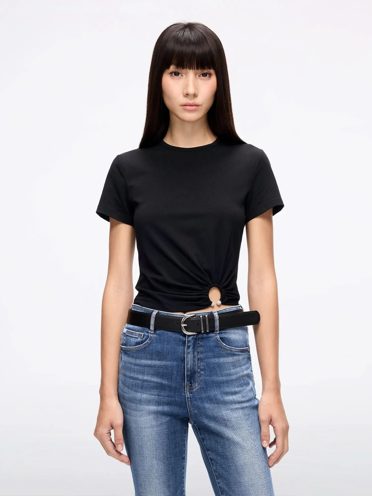 Round Neck Short-Sleeve T-Shirt