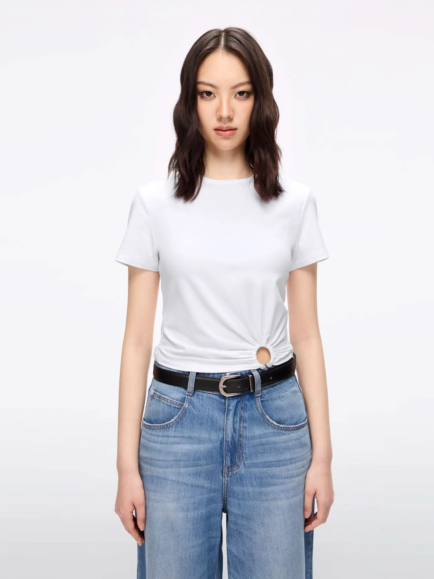 Round Neck Short-Sleeve T-Shirt