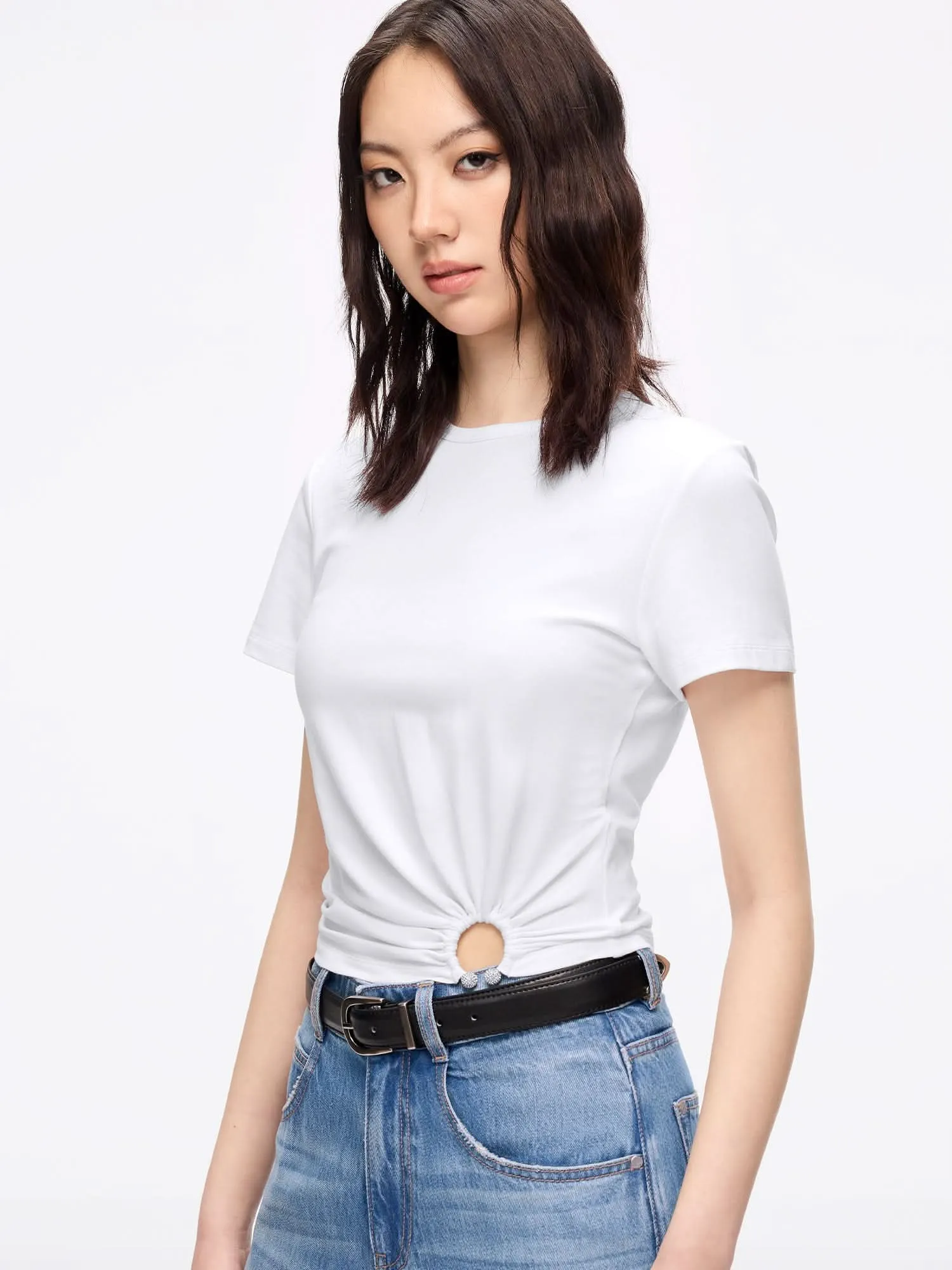 Round Neck Short-Sleeve T-Shirt