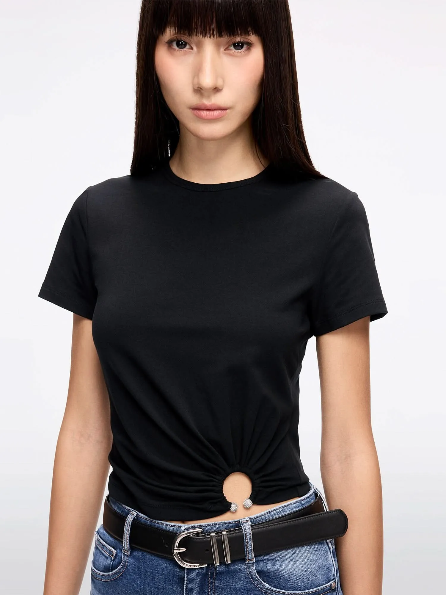 Round Neck Short-Sleeve T-Shirt