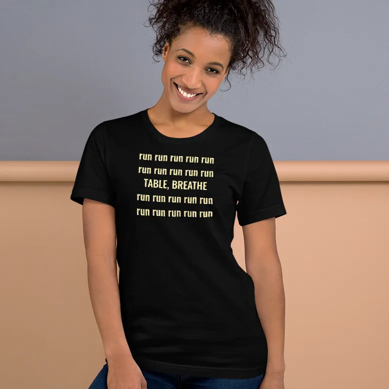 Run/Breathe Agility T-Shirts - Dark